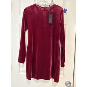 Gianni Bini‎ Velvet Bodycon Dress Long Sleeve Party Cocktail Dress S